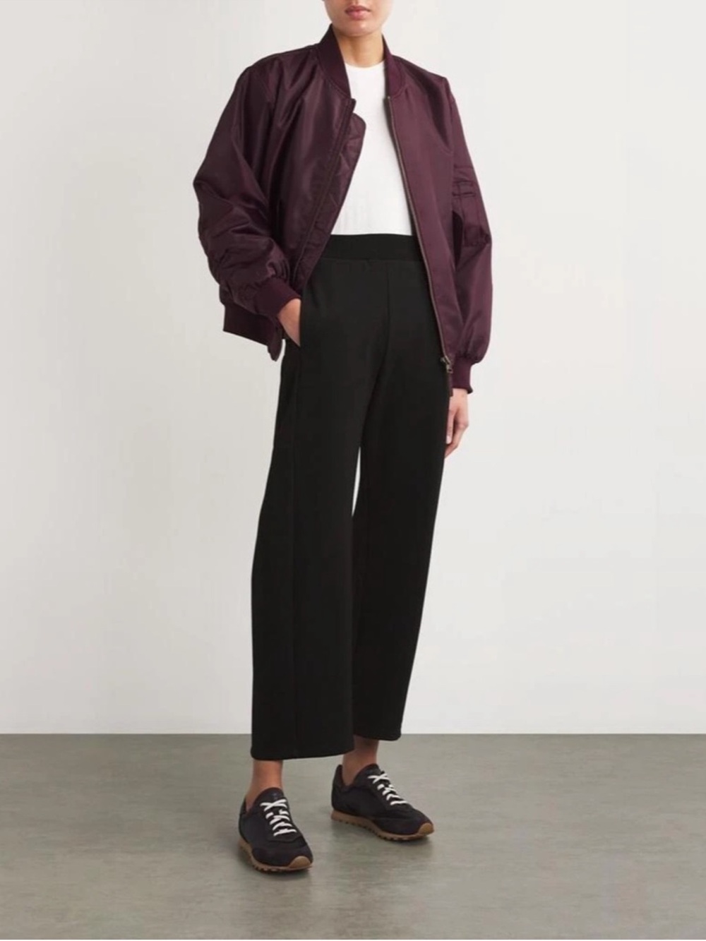 New Rare MOTHER BRAND Smooth Half Pipe Pull-On Barrel pants M